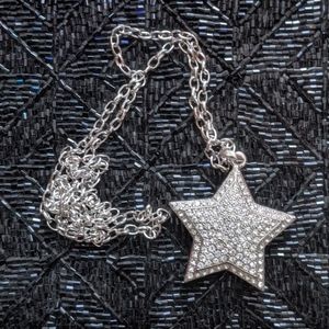 Sparkly Zirconia Star Necklace
